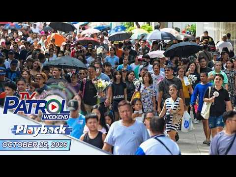 TV Patrol Weekend Playback | October 25, 2026