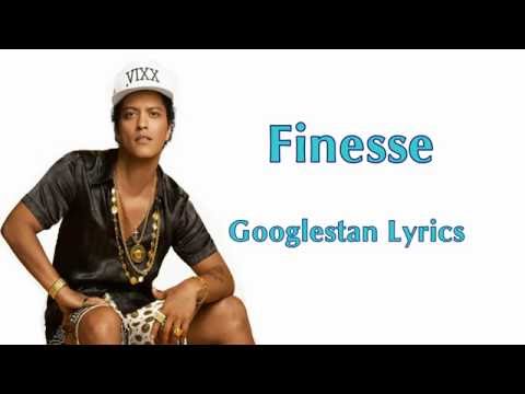 Bruno Mars Finesse Lyrics video