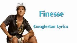 Bruno Mars Finesse Lyrics video