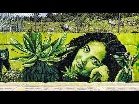 😱 MURAL con solo VINILOS en Cabrera Cundinamarca | Encontramos pictográmas indigenas