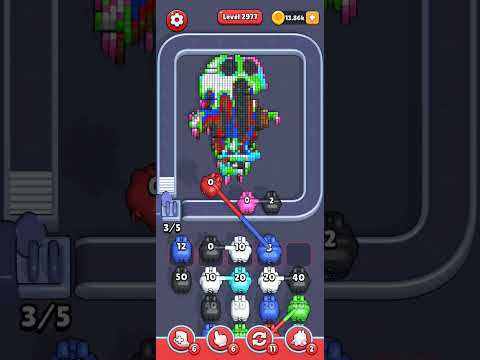 Pixel Flow Level 2977 Walkthrough