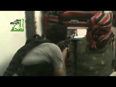 استهداف قوات النظام في مدينة داريا من قبل لواء سعد بن أبي وقاص في محافظة ريف دمشق