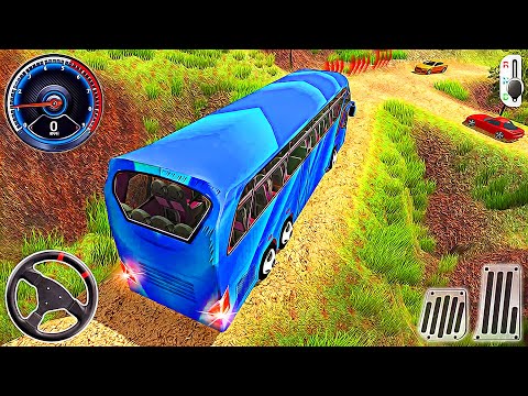Uphill Offroad Bus Driving Game - Mountain Bus Drive Simulator 3D | Android Gameplay
