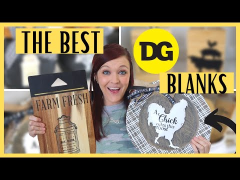 ⭐️THE BEST DOLLAR GENERAL BLANKS | $1 FINDS | DIY HOME...