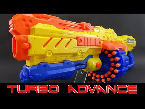 [REVIEW] X-SHOT TURBO ADVANCE BLASTER MIT 40 SCHUSS TROMMEL | VORSTELLUNG, SCHUSSTEST