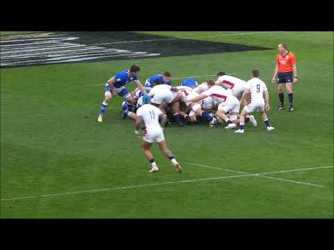 Rugby - Italia Inghilterra - Roma, 13 febbraio 2022 - Mischia e tentato calcetto italiano