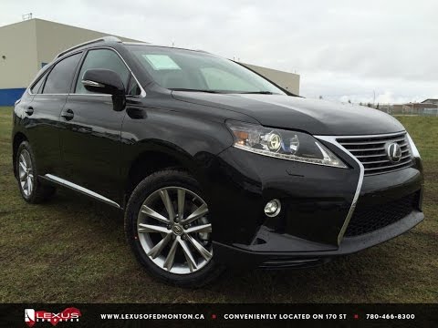 New Black 2015 Lexus RX 350 AWD Touring Package Review North Edmonton