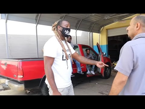 RELL TO REAL GETS INTO FIGHT AT THE TIRE SHOP!!!