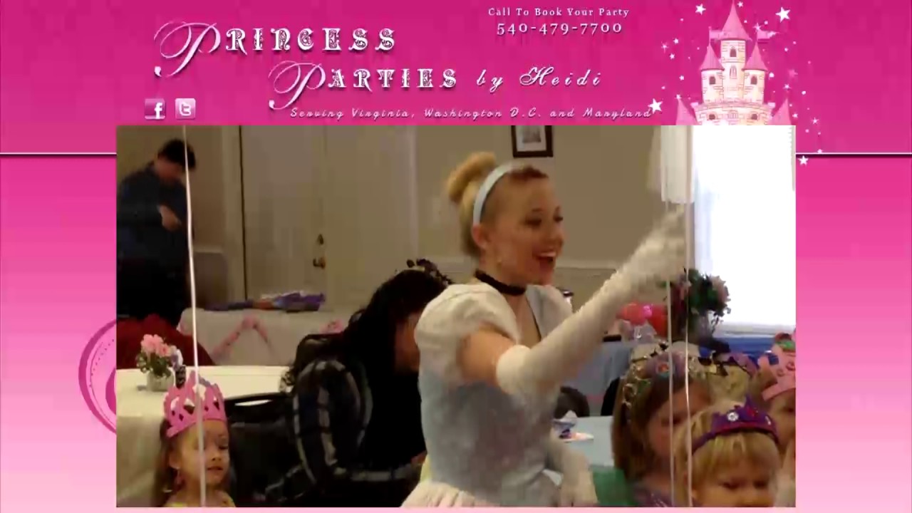 Promotional video thumbnail 1 for Princess Parties by Heidi
