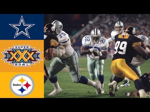 Cowboys vs Steelers Super Bowl XXX (Full Game)