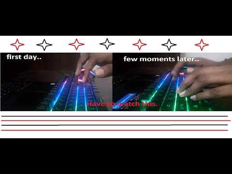 First day i took my mechanical keyboard