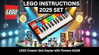 LEGO INSTRUCTIONS:Build an ADORABLE LEGO Creator 3in1 Keytar with Flowers 31169 Fun for Kids! book 2