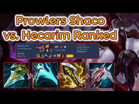 Prowlers Crit Shaco vs. Hecarim - S13 Ranked [League of Legends] Full Gameplay - Infernal Shaco