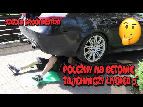 Tinker School Let's Lay On Concrete :) Exhaust Burns Bumper Mysterious Leak? Wazzup