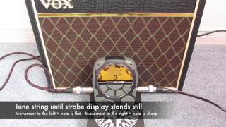 Video thumbnail for GUITAR TONE - PETERSON STROBO PLUS HD INSTRUMENT TUNER DEMO by jAMMAN798