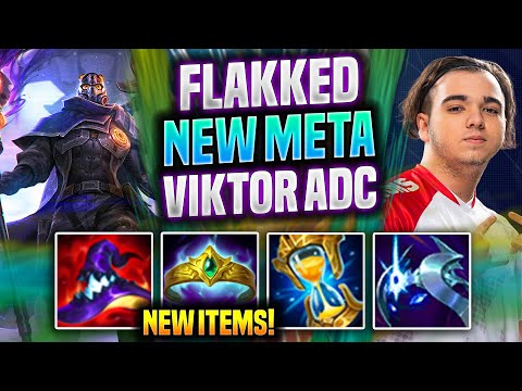 FLAKKED TRIES NEW META VIKTOR ADC WITH NEW ITEMS! - G2 Flakked Plays Viktor ADC vs Kalista! |
