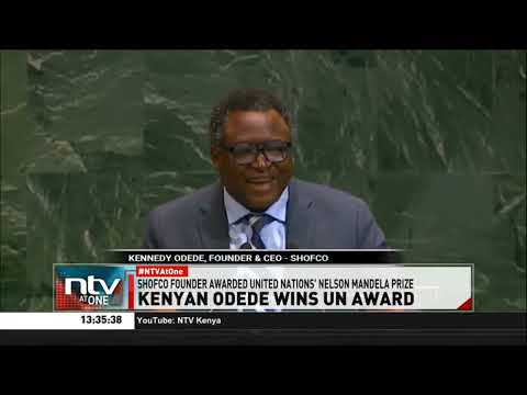 From Kibera to the Globe: Kennedy Odede Wins UN Mandela Prize