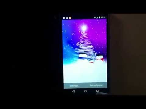 Christmas Snow 3D Video