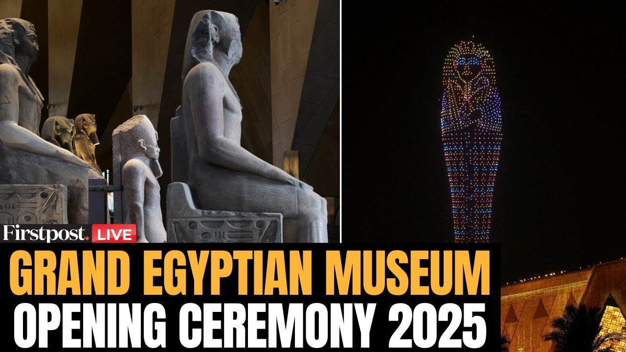 Egypt Museum Opening LIVE: Grand Egyptian Museum Opens Near Giza Pyramids amid Sound and Drone Show