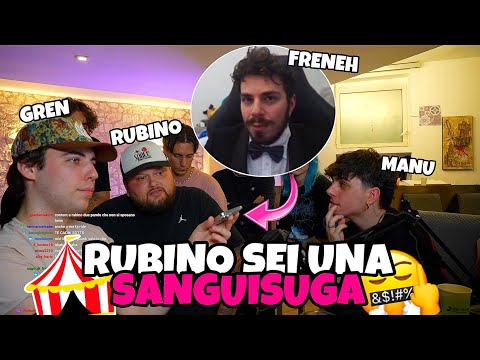 DISCUSSIONE ACCESA TRA GRENBAUD, RUBINO E FRENEH!!💥🎪