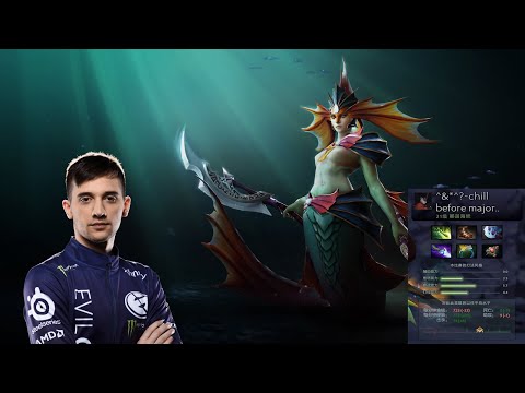 EG.Arteezy Naga Siren 14 Kills 0 Death