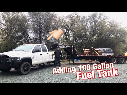 Adding 100 GALLON Transfer tank! Welding was required