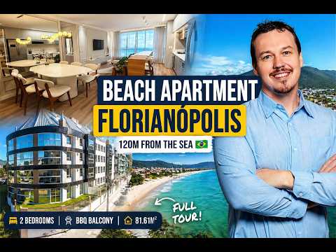 Inside a Beach Apartment in Florianópolis 🇧🇷 | 2 Bed Investment Property (120m from the Sea)