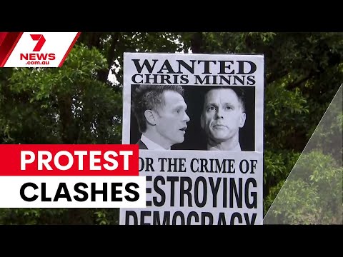 Teenager charged after Sydney pro-Palestine protest clashes | 7NEWS