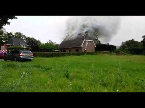 Schuurbrand Keppelerdijk Glanerbrug 23-9-2013