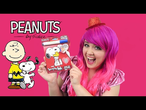 Peanuts Snoopy Charlie Brown Magic Ink Coloring & Activity Book Imagine Ink | KiMMi THE CLOWN Video