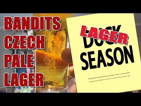 BANDITS Czech Pale Lager - Season of LAGERS #1 - No chill - Grainfather Robobrew Brewzilla