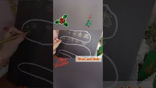 ✨️فكرة سهلة لديكور الكريسماس✨️ بوستر  #diy #christmas #christmas2022 #diycrafts #hacks #decor #diy