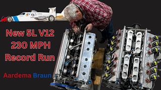 World’s Wildest Homemade V12 Runs 230 MPH!  Aardema Braun Land-Speed Racing Marvel.