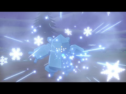 Pokémon Sword - My Shiny Regice Using Ice Beam - Nintendo Switch HD