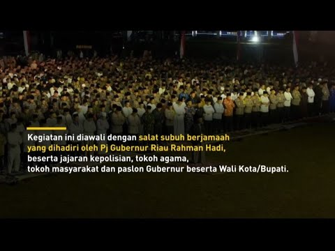 POLDA RIAU GELAR DOA BERSAMA PILKADA DAMAI