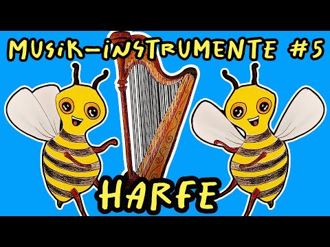 Bienen spielen Harfe! 🐝 Old MacDonald auf Deutsch | Kinderlied | Schnecke Linda