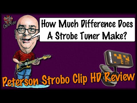 How Much Difference Does A Strobe Tuner Make? Peterson Strobo Clip HD Review