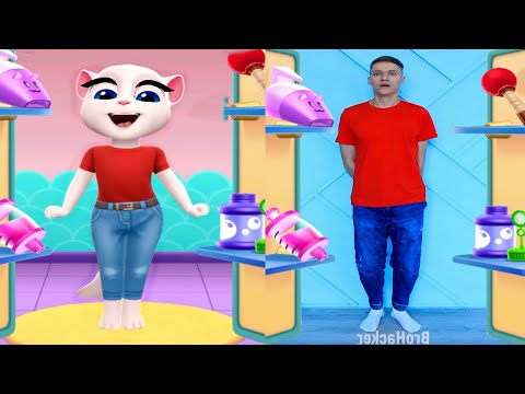 Imitate Talking Angela in Real Life Doctor Healing - My Parody