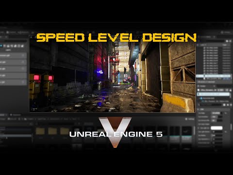 Cybertown Speed level Design | UE5