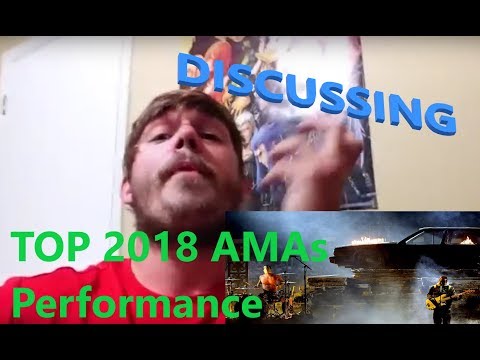DISCUSSING twenty one pilots AMAs Performance 2018