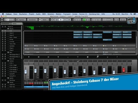 Test - Steinberg Cubase 7 - der neue Mixer - deutsch