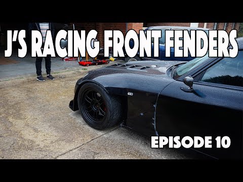 J's Racing Wide front fenders installed on the Honda s2000!! - Project MAAD2K (Episode 10)