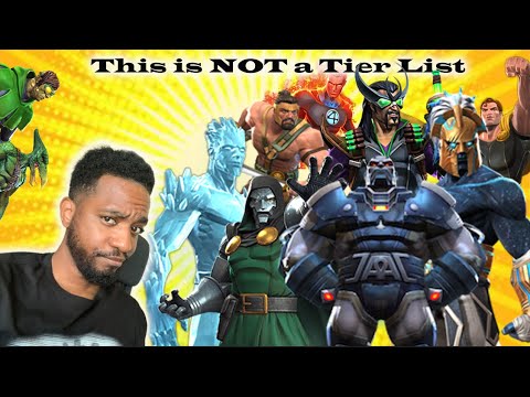 Marvel Contest of Champions - This is NOT a Tier List