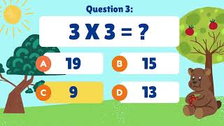 Multiplication Table Quiz Game: Learn & Play with the 3 Times Table! 🚀