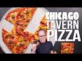 THE CHICAGO PIZZA THAT DESTROYS DEEP DISH THIN CRISPY DELICIOUS SAM THE COOKING GUY