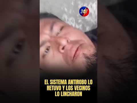 🚨 ¡SISTEMA ANTIROBO LO RETUVO Y LOS VECINOS LO LINCHARON! EN LA LIBERTAD 🏍️⚠️👊