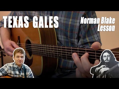 “Texas Gales” | Norman Blake Flatpicking Classic – Intermediate BLUEGRASS Guitar Lesson with TAB