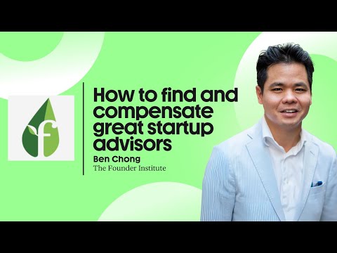 Founder Institute gives tips on finding an advisor