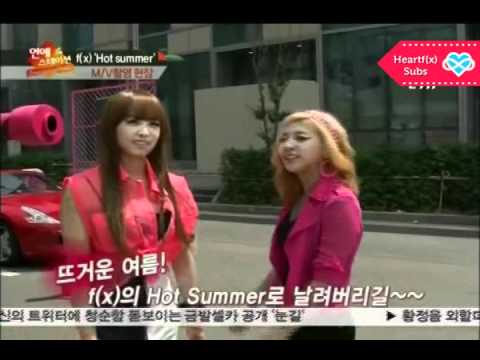 [HeartfxSubs] 110623 - f(x) - ETN News - Hot Summer MV Shooting [ENG]