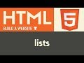 Lists | HTML | Tutorial 11